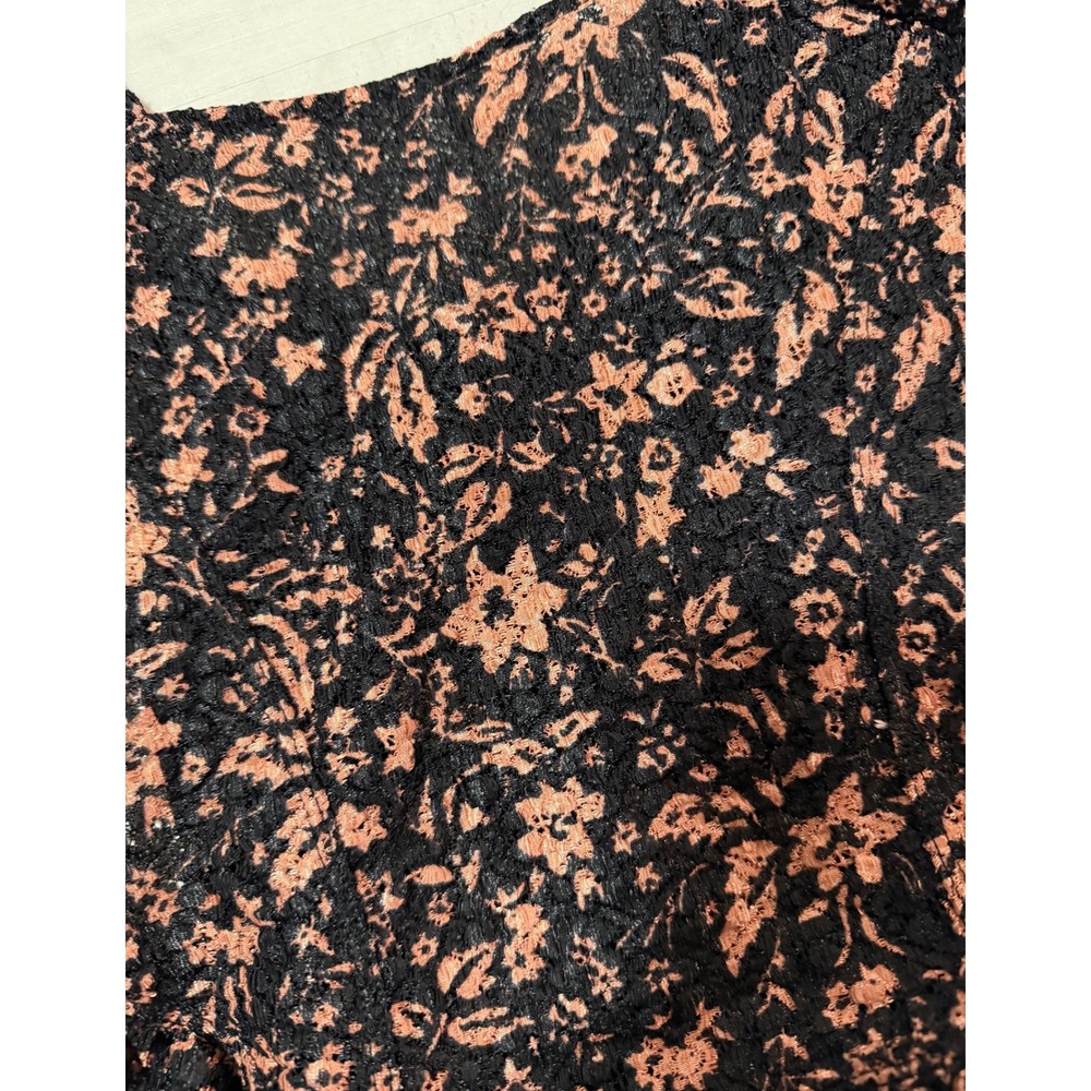 Free People‎ Oh Baby Floral Print Corset Lace Top Size XS - Picture 9 of 14
